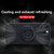 iPhone 17 Cooling MagSafe Magnetic Phone Case with Trolley Bracket - Night Purple