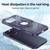 iPhone 17 Cooling MagSafe Magnetic Phone Case with Trolley Bracket - Night Purple