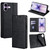 iPhone 17 Cow Texture Magnetic Leather Phone Case - Black