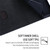 iPhone 17 Cow Texture Magnetic Leather Phone Case - Black