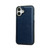 iPhone 17 Cowhide Texture Back Cover Phone Case - Royal Blue