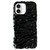 iPhone 17 Cream Texture Electroplating TPU Full Coverage Phone Case - Black