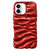 iPhone 17 Cream Texture Electroplating TPU Full Coverage Phone Case - Red