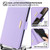 iPhone 17 Crossbody Chain Leather Phone Case - Purple