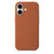 iPhone 17 Crossbody Imitation Nylon Magnetic Liquid Pop-Up Animation Liquid Silicone Phone Case - Terracotta