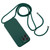 iPhone 17 Crossbody Lanyard Liquid Silicone Case - Clover Green