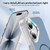 iPhone 17 Crystal Frosted Skin Feel Magnetic MagSafe Phone Case - Blue