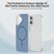 iPhone 17 Crystal Frosted Skin Feel Magnetic MagSafe Phone Case - Blue