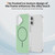 iPhone 17 Crystal Frosted Skin Feel Magnetic MagSafe Phone Case - Green