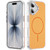 iPhone 17 Crystal Frosted Skin Feel Magnetic MagSafe Phone Case - Orange