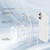 iPhone 17 Crystal Shield Clear Magnetic Acrylic Hybrid TPU Phone Case - White