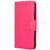 iPhone 17 Crystal Texture Leather Phone Case - Rose Red