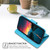 iPhone 17 Crystal Texture Leather Phone Case - Sky Blue