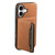 iPhone 17 Denior D13 Retro Texture Leather MagSafe Card Bag Phone Case - Brown