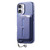iPhone 17 Detachable Magnetic Card Bag Phone Case with Finger Ring Grip & Anti-loss Rope - Lavender