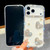iPhone 17 Diamond Glitter Pearl Heart Four-Corner Shockproof Phone Case - Transparent Stars