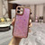 iPhone 17 Diamond Glitter Sequins TPU Phone Case - Pink