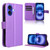 iPhone 17 Diamond Texture Leather Phone Case - Purple