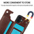 iPhone 17 Double Buckle Butterfly Embossing PU Phone Case - Red