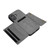 iPhone 17 Double Buckle Card Slots Magnetic Phone Case - Grey