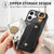 iPhone 17 Dream Wallet D Buckle Leather Back Cover Phone Case - Black