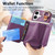 iPhone 17 Dream Wallet D Buckle Leather Back Cover Phone Case - Purple