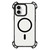 iPhone 17 Drone-Style Four-Corner Shockproof Acrylic MagSafe Phone Case - Black