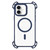 iPhone 17 Drone-Style Four-Corner Shockproof Acrylic MagSafe Phone Case - Blue