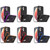 iPhone 17 Dual-Color Skin Feel Magnetic Phone Case with Lens Frame Holder - Orange