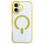 iPhone 17 Dual-Side Frosted MagSafe Clear Phone Case - Yellow