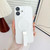 iPhone 17 Eagle Eye Dual-layer Jelly Magnetic Phone Case with Silicone Strap & Lens Film - White