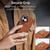 iPhone 17 Elastic Card Bag Ring Holder Phone Case - Brown