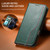 iPhone 17 Elastic Wristband Magnetic Suction Leather Phone Case - Green