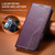 iPhone 17 Elastic Wristband Magnetic Suction Leather Phone Case - Purple