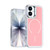 iPhone 17 Electroplated Dual Color PC Hybrid TPU Soft Frame MagSafe Phone Case - Pink