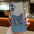 iPhone 17 Electroplated Gradient Glitter 3D Butterfly TPU Phone Case - Gradient Blue
