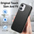 iPhone 17 Electroplated Metal Button MagSafe Phone Case - Black