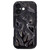 iPhone 17 Electroplating Meteorite Texture TPU Phone Case - Black