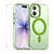iPhone 17 ENKAY Hat-Prince MagSafe Candy Color Phone Case with Thick Adhesive Glass Film - Green