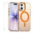 iPhone 17 ENKAY Hat-Prince MagSafe Candy Color Phone Case with Thick Adhesive Glass Film - Orange