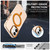 iPhone 17 ENKAY Hat-Prince MagSafe Candy Color Phone Case with Thick Adhesive Glass Film - Orange