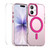 iPhone 17 ENKAY Hat-Prince MagSafe Candy Color Phone Case with Thick Adhesive Glass Film - Rose Red