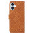 iPhone 17 Ethnic Style Embossed Pattern Leather Phone Case - Brown