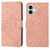 iPhone 17 Ethnic Style Embossed Pattern Leather Phone Case - Pink