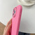 iPhone 17 Fat Dun Solid Color Metal Photo Frame TPU Phone Case - Rose Red