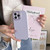 iPhone 17 Fat Dun Solid Color Metal Photo Frame TPU Phone Case - Yellow