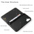 iPhone 17 Fierre Shann Cowhide Leather Flip Leather Phone Case - Black