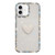 iPhone 17 Flash Rhinestone Double-sided IMD Love Heart Phone Case - Glitter White