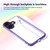 iPhone 17 Four Corners Shield Shockproof TPU Hybrid PC Phone Case - Purple