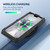 iPhone 17 Four-proof Metal Hybrid Silicone Phone Case - Black